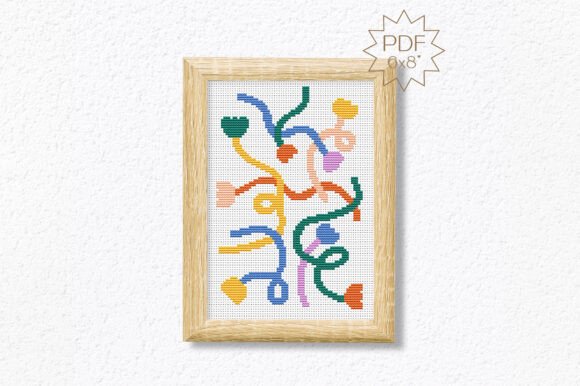 Abstract Flowers Trendy Cross Stitch PDF Review