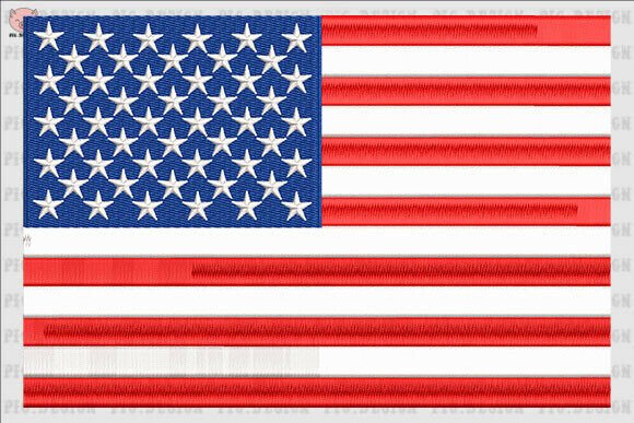 America Flag Embroidery Design Review