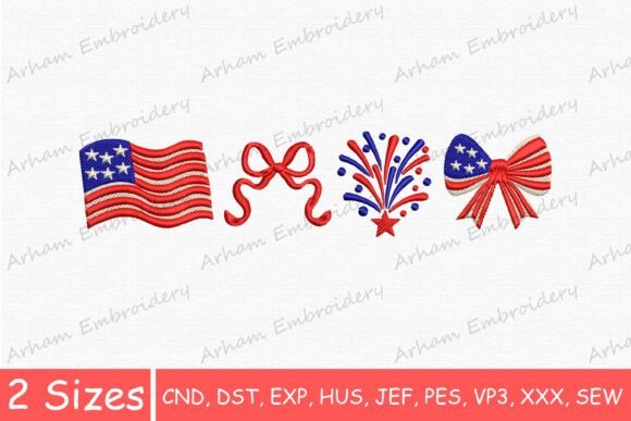 American Flag Bow Fireworks Review