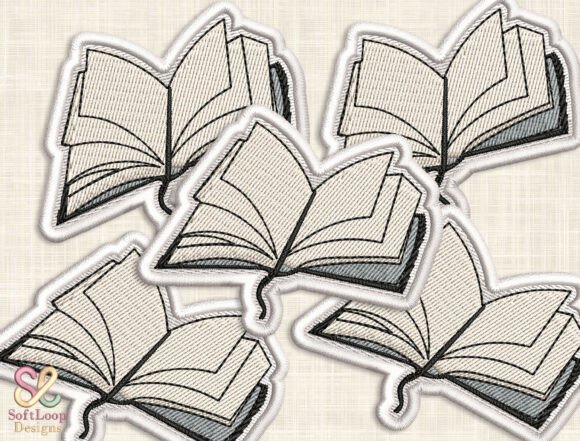 OPEN BOOK Patch Embroidery Design Review