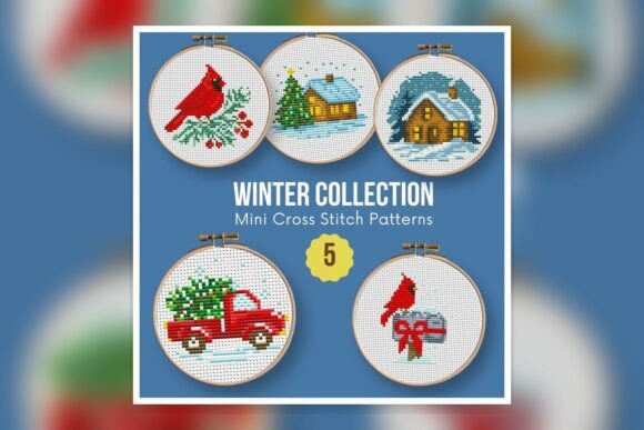 SET-Winter-01-05 Cross Stitch Pattern PD Review